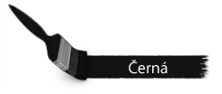 Vzorník odstínů – černá