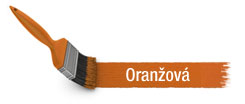 Vzorník odstínů – oranžová