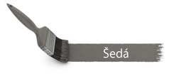 Vzorník odstínů – šedá
